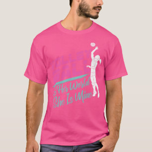 Cute Volleyball Mum Sport Lover Gift T-Shirt