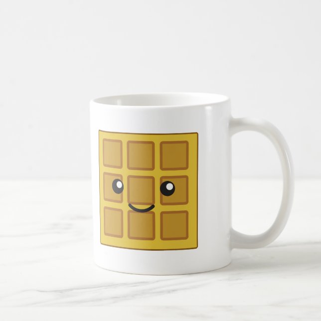 Cute Waffle Coffee Mug (Right)