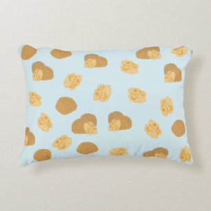 Cute Walnuts Nut Pattern Decorative Cushion