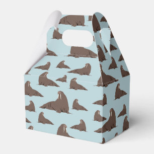 Cute Walrus Pattern  Favour Box