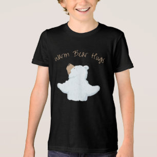 Cute Warm Bear Hugs Cute Polar Bear Kids Graphic T Tri-Blend Shirt