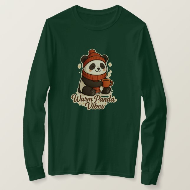 Cute & Warm Winter Illustration T-Shirt (Design Front)