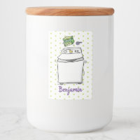 Cute washing machine laundry cartoon illustration