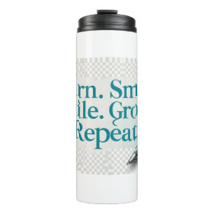 Cute Water Bottle for School – Learn. Smile. Grow