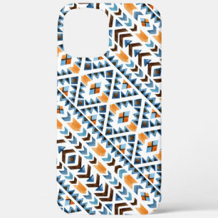 Cute watercolor aztec pattern iPhone 12 pro max case