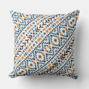 Cute watercolor aztec pattern cushion