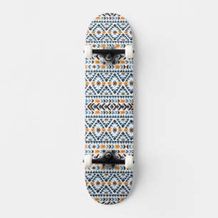 Cute watercolor aztec pattern skateboard