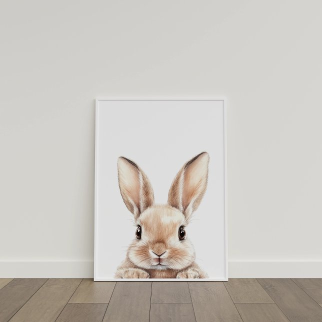 Cute Watercolor Baby Bunny Nursery Decor (Cute Watercolor Baby Bunny Nursery Decor)