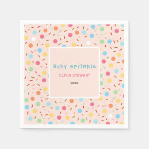 Cute Watercolor Baby Sprinkle  Napkin