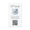 Cute watercolor bear baby shower QR Code registry