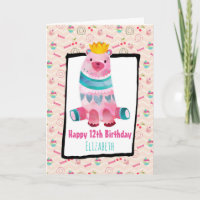 Cute Watercolor Bear Happy Birthday