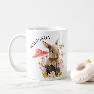 Cute Watercolor Bunny Mug