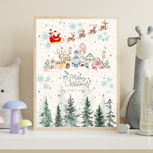 Cute Watercolor Christmas Nursery Decor  (Creator Uploaded)