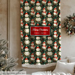 Cute watercolor Christmas snowman festive blanket<br><div class="desc">🎄 Wrap Up the Holidays in Style! Bring cosy charm to your home with this chic watercolor red and green Christmas blanket. Featuring a modern yet classic palette in trendy festive tones, this design blends traditional holiday spirit with artistic elegance. Perfect for personalising with a custom name or monogram, it...</div>