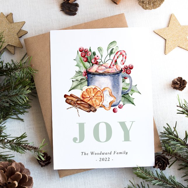 Cute Watercolor Christmas Sweets Holiday Card (Creator Uploaded)