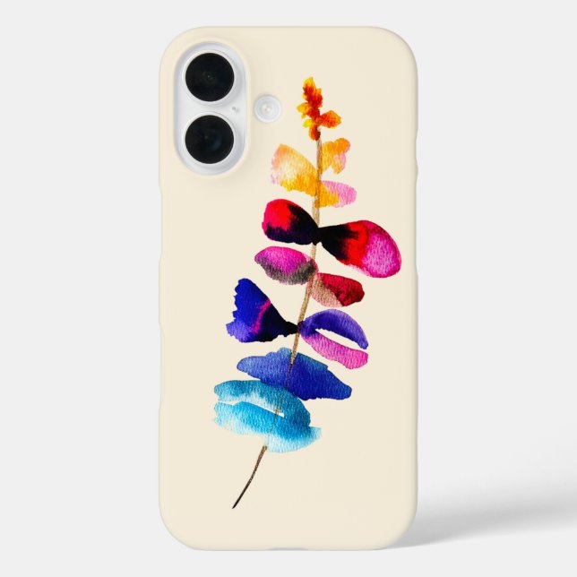 Cute watercolor floral design Case-Mate iPhone case (Back)