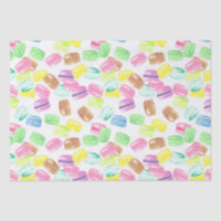Cute Watercolor French Macaroon | Macaron Pattern