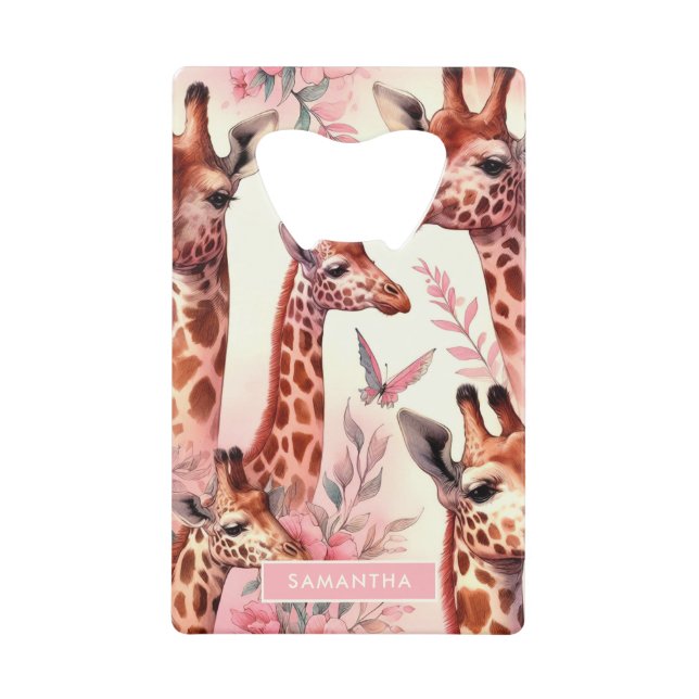 Cute Watercolor Giraffe  (Front)