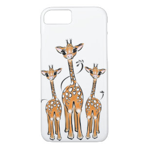 Cute watercolor Giraffes Case-Mate iPhone Case