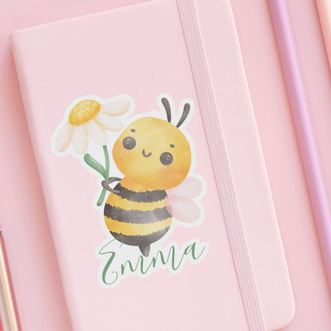 Cute Watercolor Honey Bee Name (Creator Uploaded)