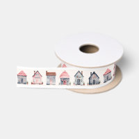 Cute Watercolor Houses 