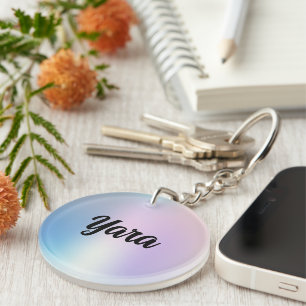 Cute Watercolor  Keychain