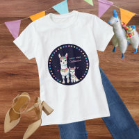 Cute Watercolor Llama Mama Mexican Baby Shower