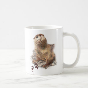 Cute Watercolor Otter Wildlife Animal art Coffee Mug
