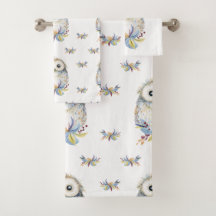 Cute watercolor Owl