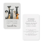 Cute Watercolor Pets Dogs Pet Sitter Dog Walker