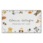 Cute Watercolor Pets Dogs Pet Sitter Dog Walker