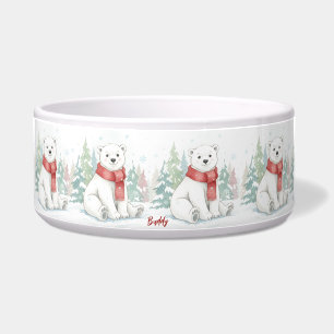 Cute watercolor Polar Bear Pet
