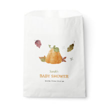 Cute Watercolor Pumpkin Fall Baby Paper Napkin