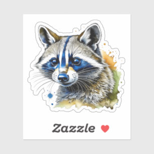Cute Watercolor Racoon