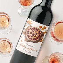 Cute Watercolor Rustic Cherry Pie Baby Shower