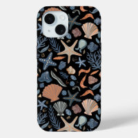 Cute Watercolor Seashell Coral Summer