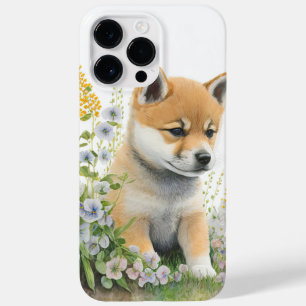 CUTE WATERCOLOR SHIBA INU PUPPY Case-Mate iPhone 14 PRO MAX CASE