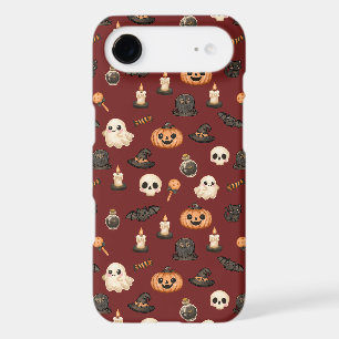 Cute Watercolor Spooky Halloween Pattern