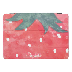 Cute Watercolor Strawberry   iPad Pro Cover