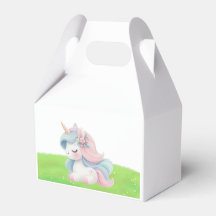 Cute Watercolor Unicorn Birthday Party