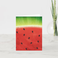 Cute Watercolor Watermelon Giant funny slice
