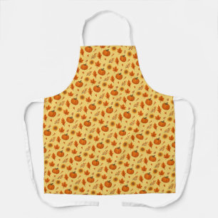 Cute Watercolour Autumn Harvest Apron