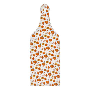 Cute Watercolour Autumn Harvest  Cutting Board
