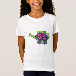 Cute Watering Can with Flowers Bouquet T-Shirt