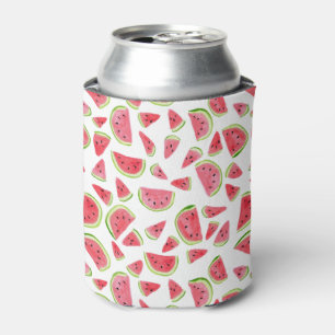 Cute watermelon can cooler - add your own text