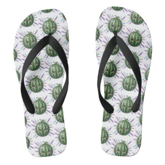 Cute Watermelon Disco Ball Jandals