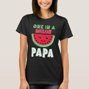 Cute Watermelon Face Happy To Me Grandpa One In A T-Shirt