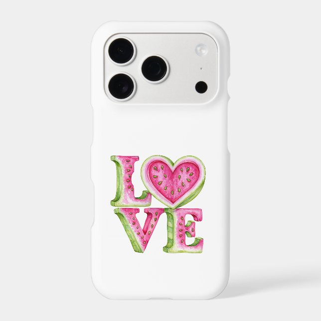 Cute Watermelon Love Heart Design (Back)