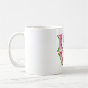 Cute Watermelon Love Heart Design Coffee Mug