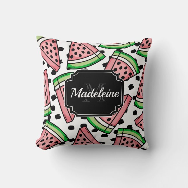 Cute Watermelon Pattern Cushion (Front)